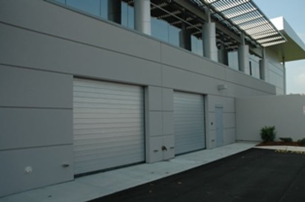 Spiral Doors for Autodealerships High-Speed Parking Garage Doors by Rytec