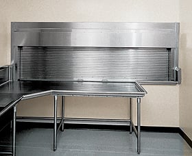 Rolling Counter Door in a Kitchen Series 655, 656, 657 and 658