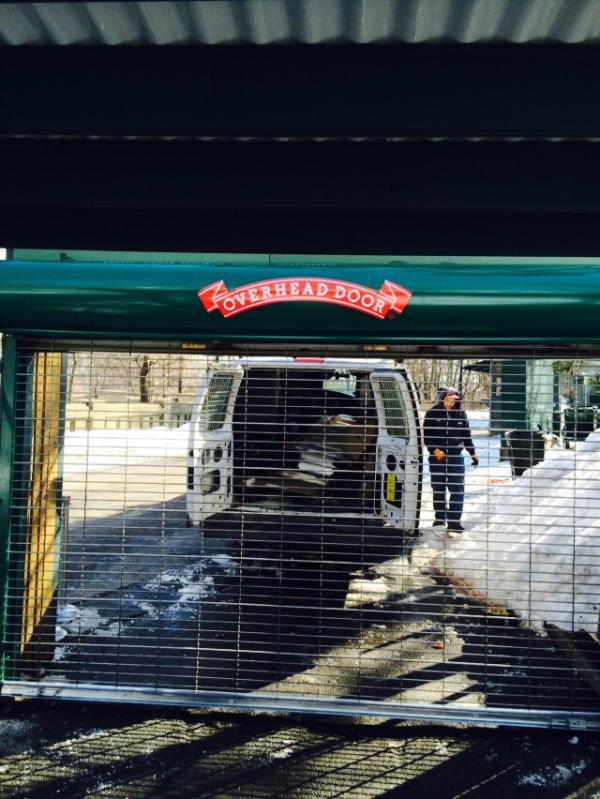 Rolling security grilles at the Bronx Zoo!