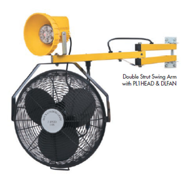 Dock Light Systems: High Capacity 3-Speed Fan