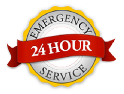 24 Hour Service Icon - White Background