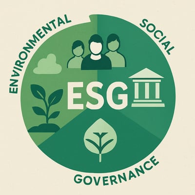 an image showing Environmental Social and Governance ESG principles