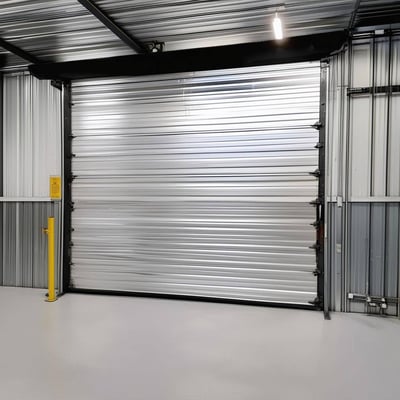 properly sealed and insulated commercial door
