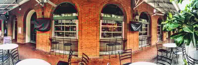 Aluminum Glass Counter Doors in a Restaurant NJ_NYC