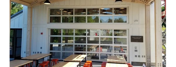 Aluminum Glass Doors in NYC Botanical Gardens
