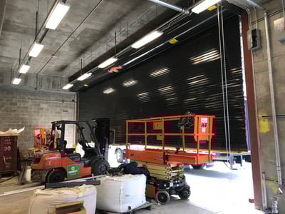 Black Oversized Rollup Garage Door Gate NJ NYC 1