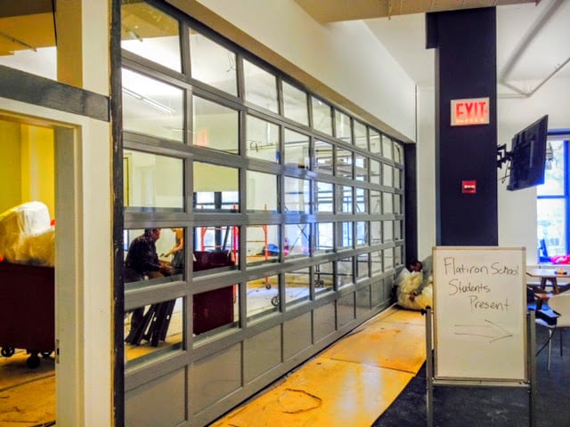 Conference Room  Aluminum Glass Overhead Door NYC