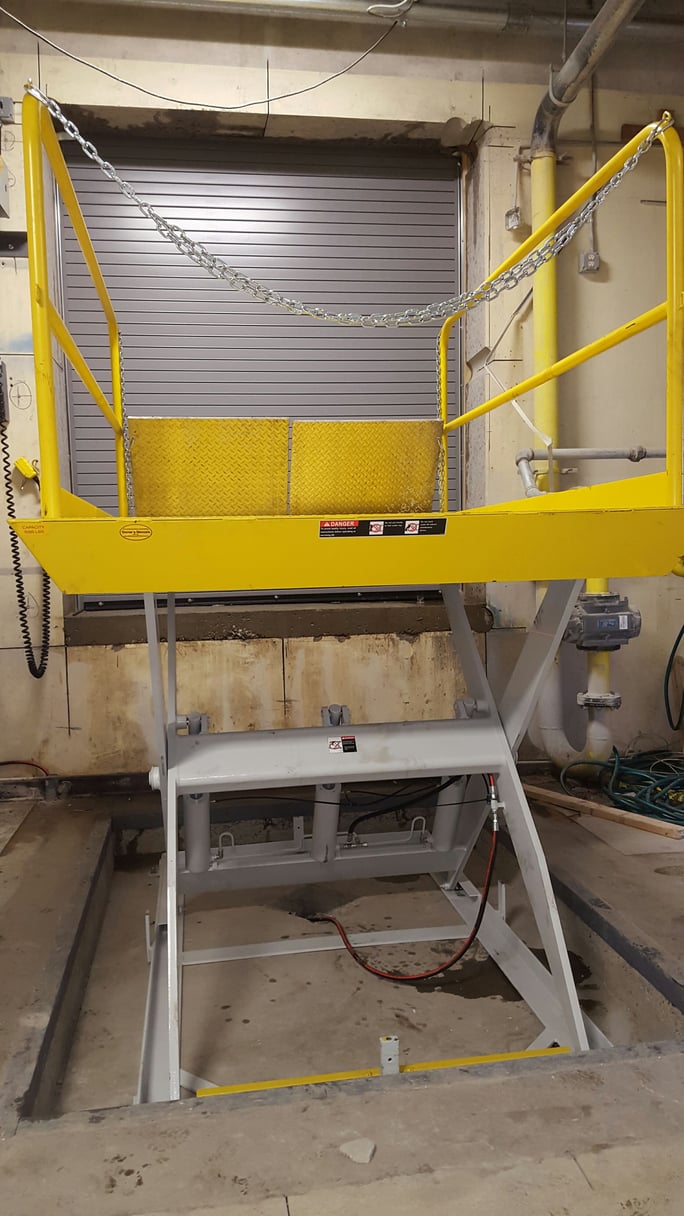 Dock Plate Electric Hydraulic Vertical Lift NYC NJ Dock Plate Electric Hydraulic Vertical Lift NYC NJ