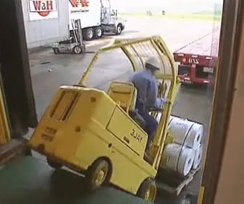 Loading Dock Forklift Accident