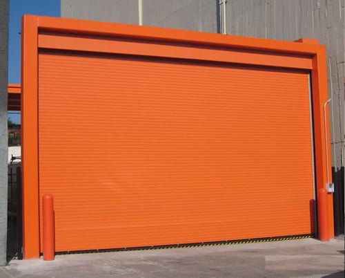 Metal_Roll-Up_Doors_in_Manhattan_Colorful_Orange