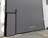 OD Buttons -  Roll-Up Service Door with Man Pedestrian Door - Overhead Door Catalog NYC NJ