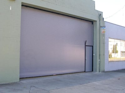 Rollup Door with Pass Through Door/Man Door in ColoradoSprings - Commercial Doors NYC NJ