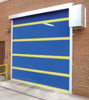 Sectional Door with Bug Screens