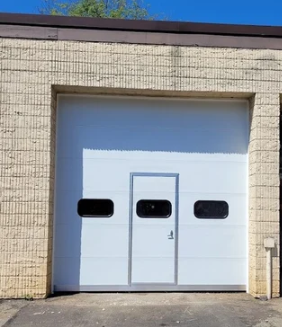 Sectional Door with Pass-Through Door