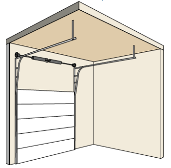 Sectional Doors - Commercial Overhead Doors Lift Tracks - High-Lift Track