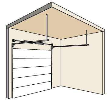 Sectional Doors - Commercial Overhead Doors Lift Tracks - Standard Track