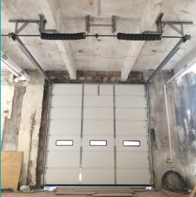 Sectional Steel Door with Low Headroom