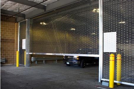 Security Grille for Parking Garage