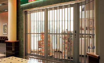 Side Folding, Full Enclosure Security Grilles Model 679