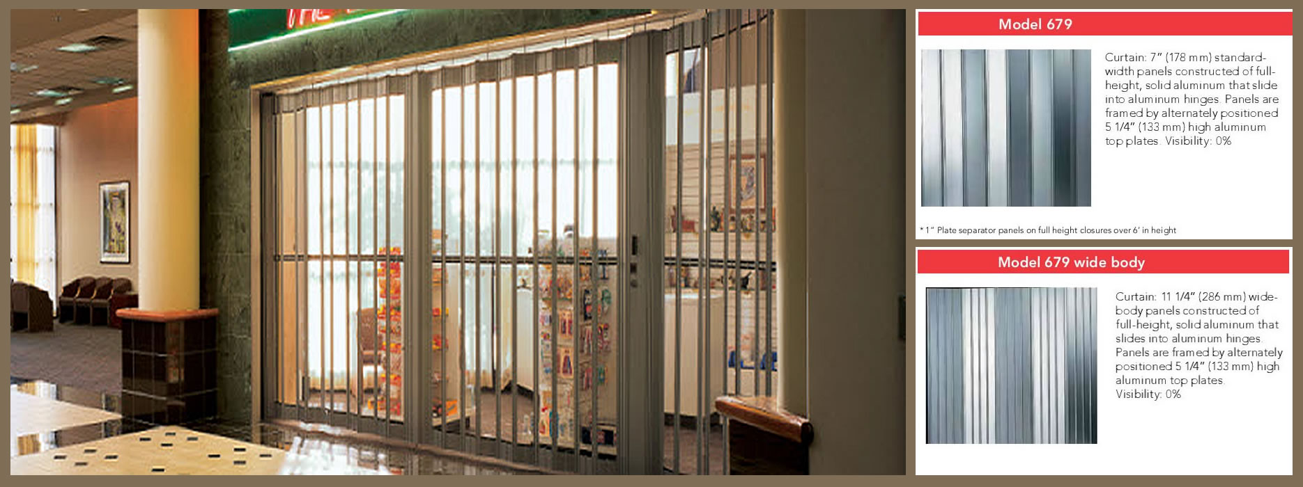 Security Grilles 679 Series by Overhead Door Corporation