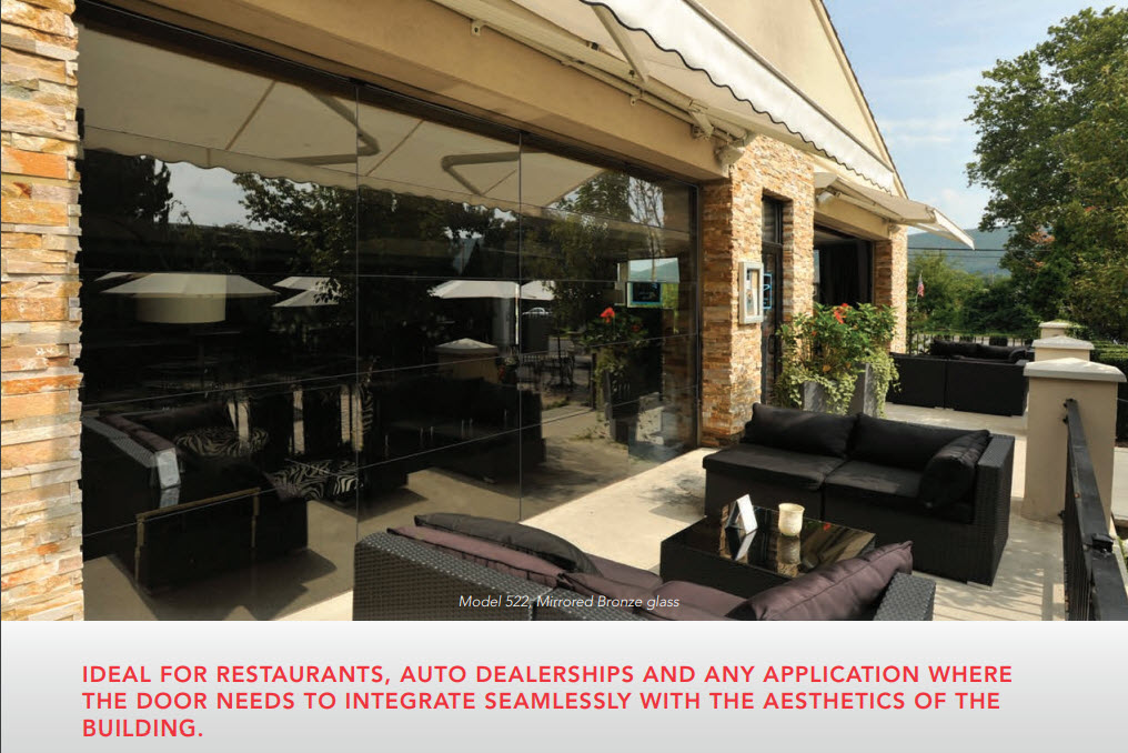 Aluminum Glass Garage Overhead Sectional Roller Doors In New