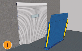 Vertical Dock Levelers for Cold Storage Facilities by Blue Giant 1