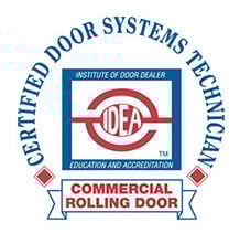 IDEA's Certified Door Systems Technician's Logo