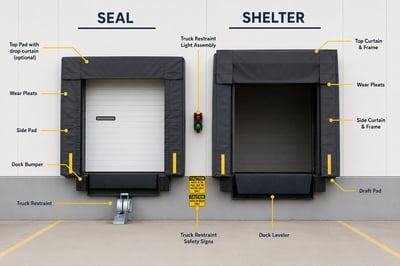 dock seal and dock shelter parts