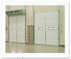 insulated sectional steel door model 426