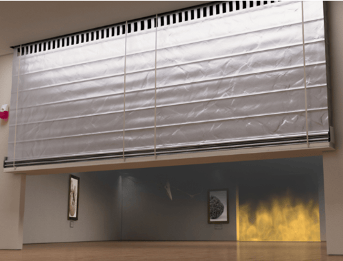 Fire Resistant Curtain - Stoebich Fire Curtain V