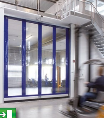 Albany Doors Assa Abloy High Speed Line, Doors with Flexible Curtains, Albany RR300 Plus