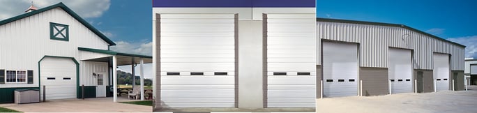 Clopay Sectional Doors, Industrial Series door application for loading dock application and storehouses. Clopay Sectional Doors, Industrial Series door application for loading dock application and storehouses.
