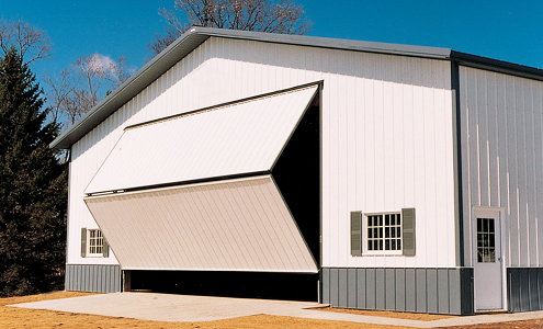 Hydraulic Garage Door Or A Bifold, Horizontal Bifold Garage Doors