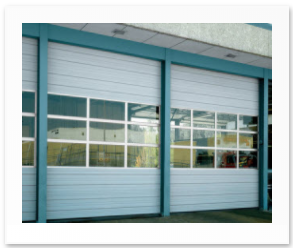 non-insulated sectional steel door model 430